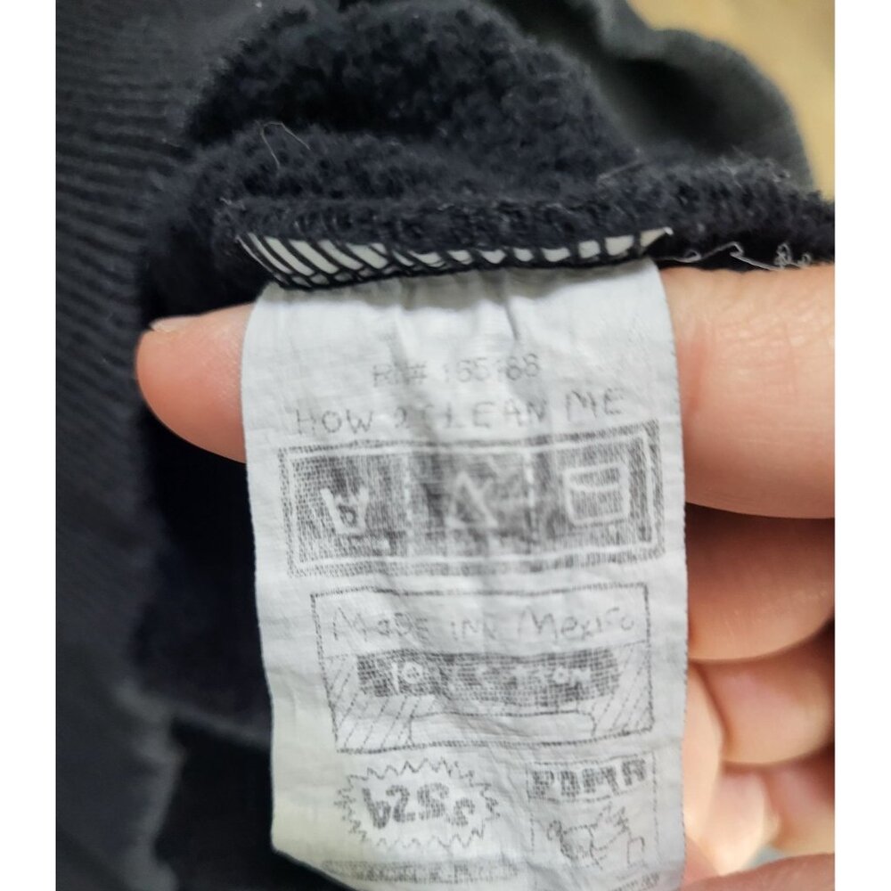 PACSUN Mens Small Always Shady Hoodie Pullover Sweatshirt Black Retro y2k style - Picture 7 of 7